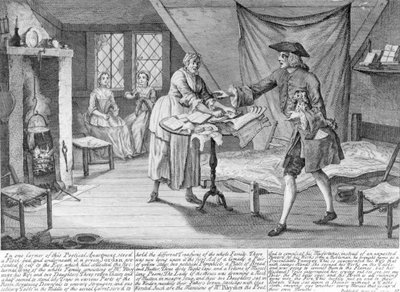 Eine Beschreibung der Leiden eines Dachstubenpoeten, 1751 von John June